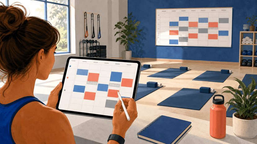 A Pilates studio apparatus-repair handoff that keeps classes moving