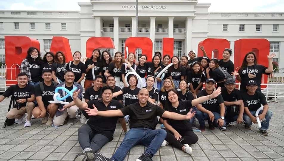 Official Stealth Agents team at the Bacolod office